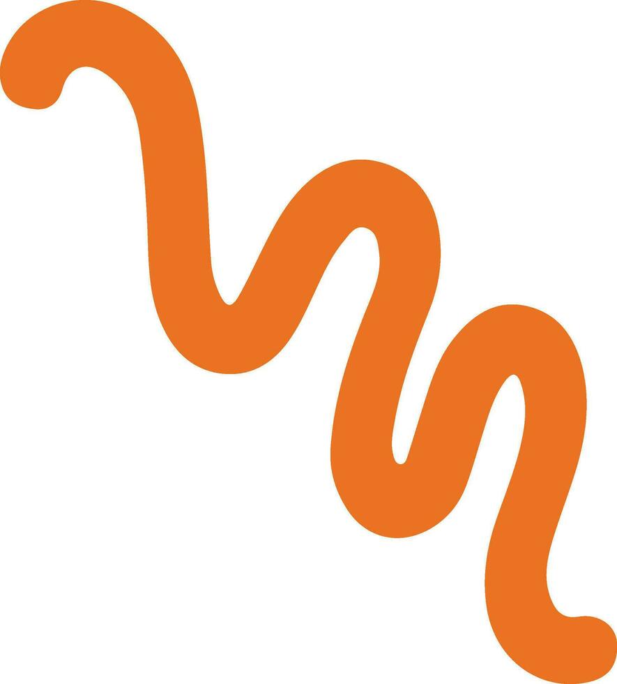 golvend squiggle element vector