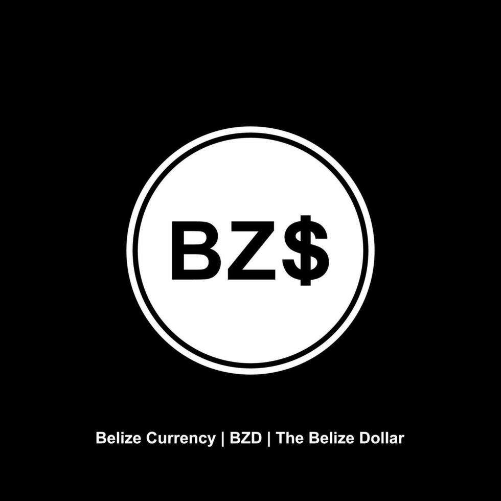 Belize valuta symbool, Belize dollar icoon, bzd teken. vector illustratie