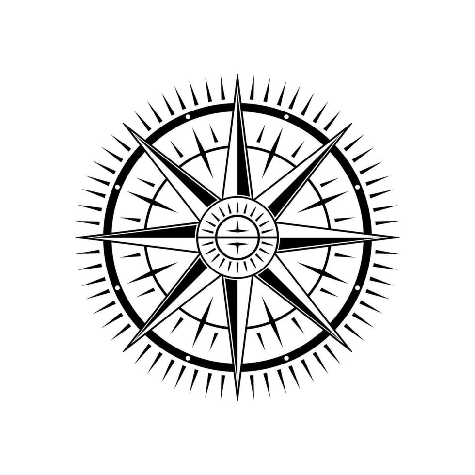 kompas logo voor bedrijf vector
