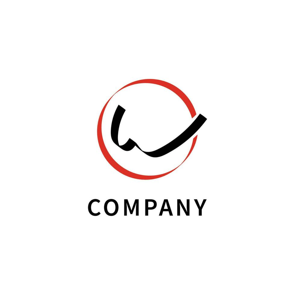 brief w logo icoon sjabloon ontwerp vector illustratie