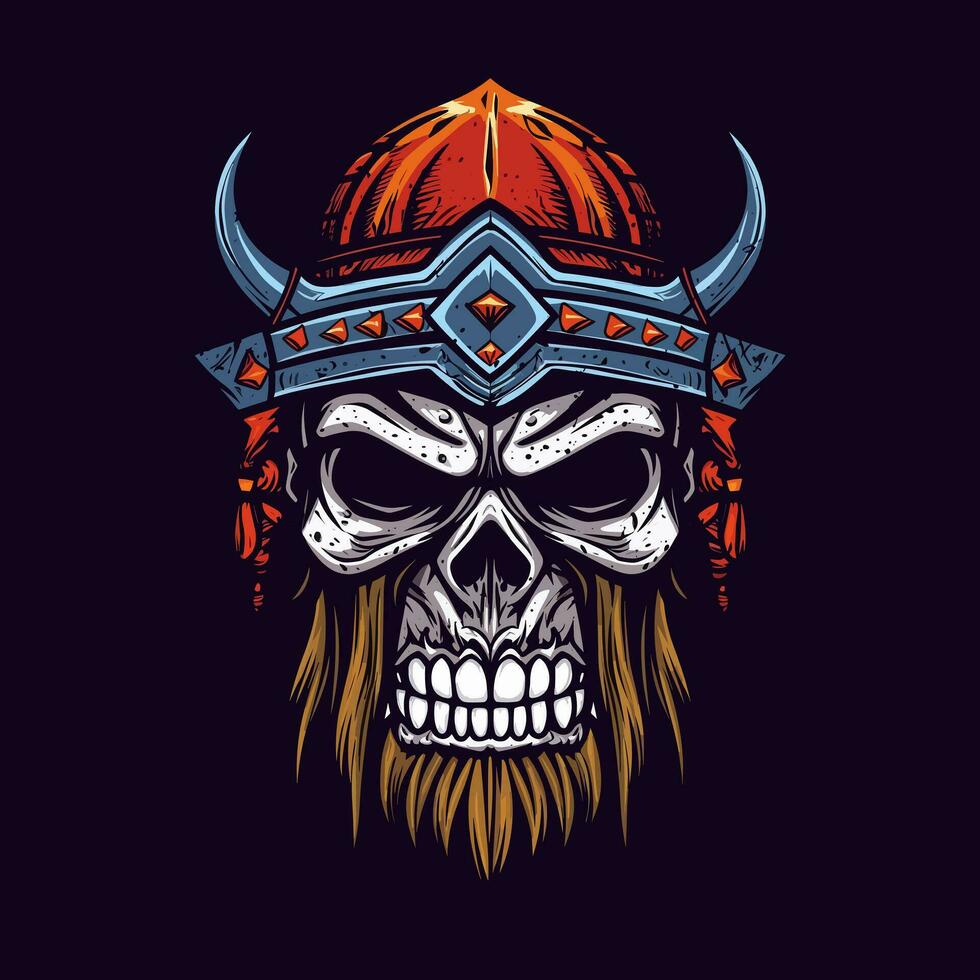 zombie viking krijger illustratie vector