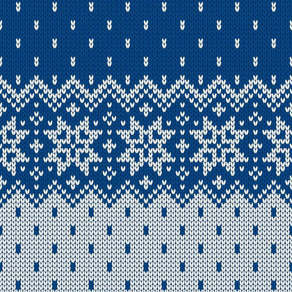 Noors inheems stijl trui, ornament met sneeuwvlokken. eerlijk eiland ontwerp. vector