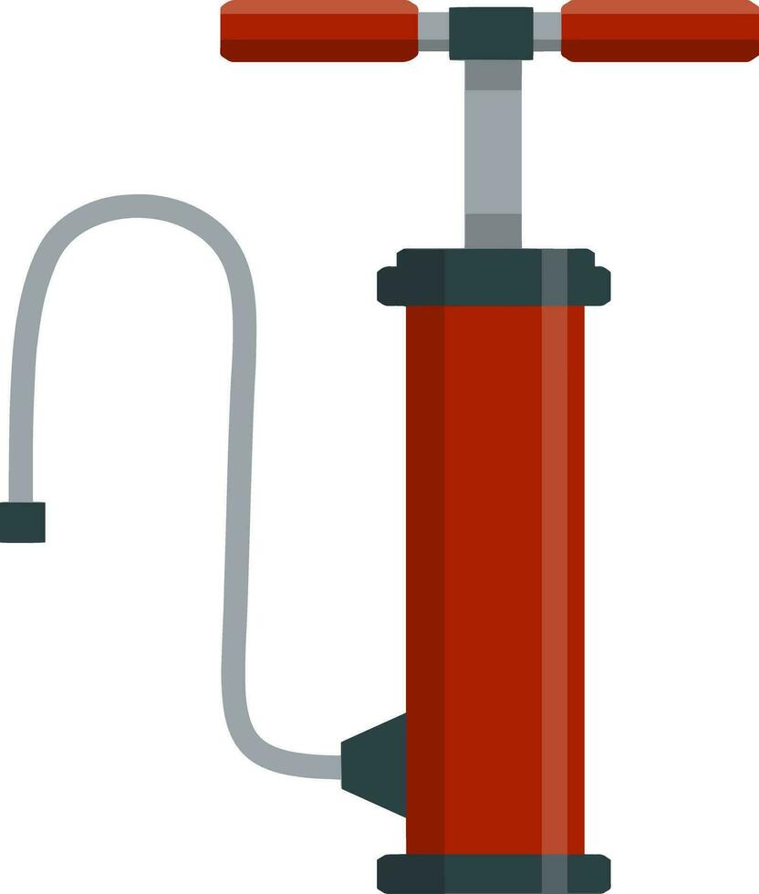 machine gereedschap en lucht druk Aan wit achtergrond. tekenfilm vlak illustratie geïsoleerd Aan wit achtergrond vector