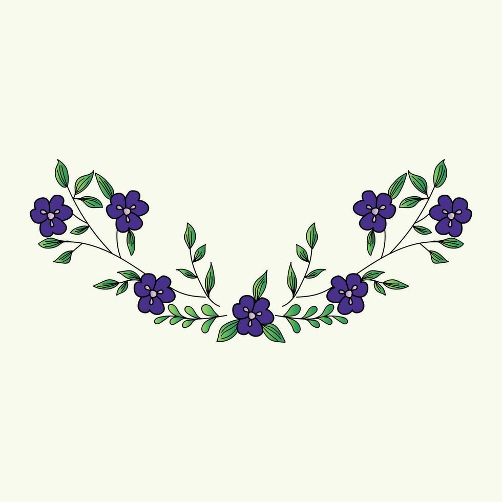 mooi realistisch hand getekend artistiek bloemen wijnoogst boeket samenstelling decoratief schetsen vector