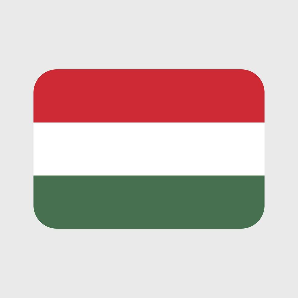 Hongarije vlag vector pictogrammen reeks van illustraties