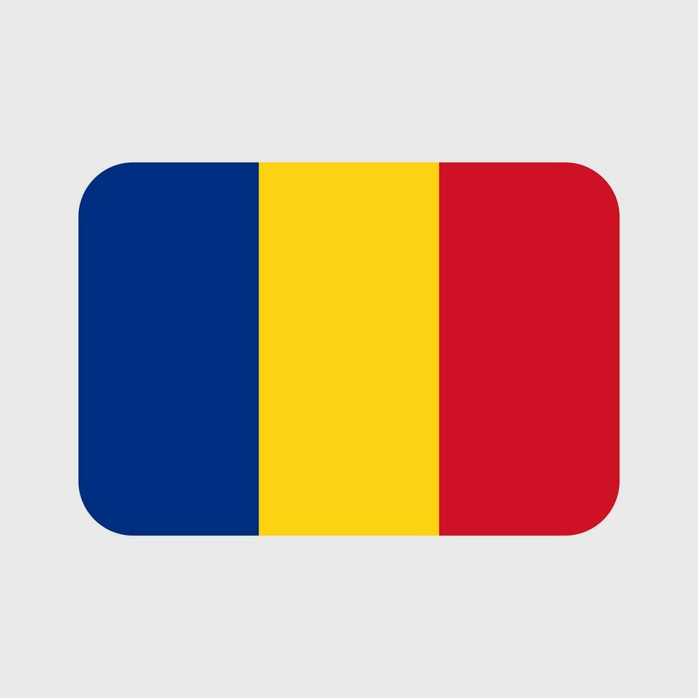 Roemenië vlag vector pictogrammen reeks van illustraties