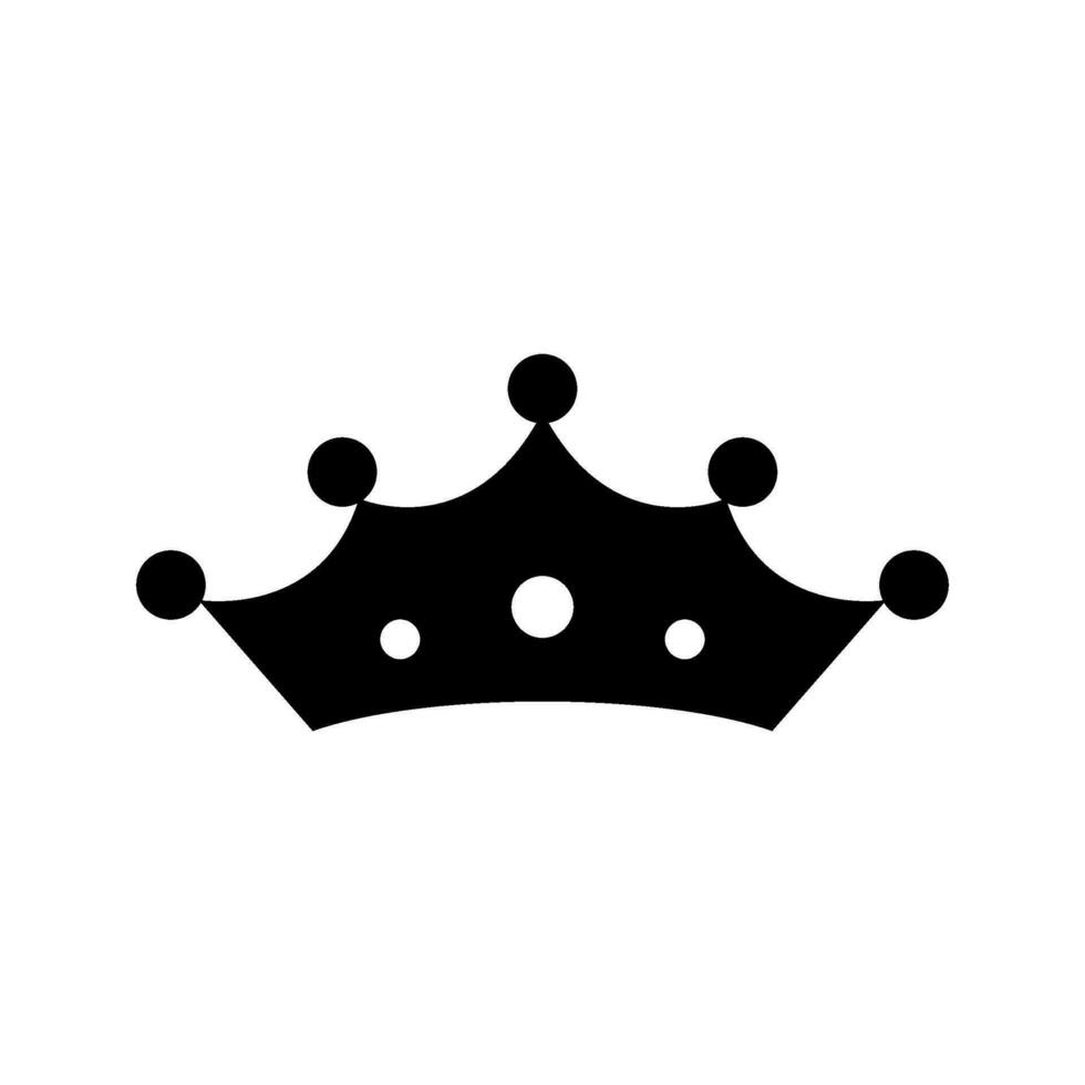 kroon icoon vector symbool ontwerp illustratie