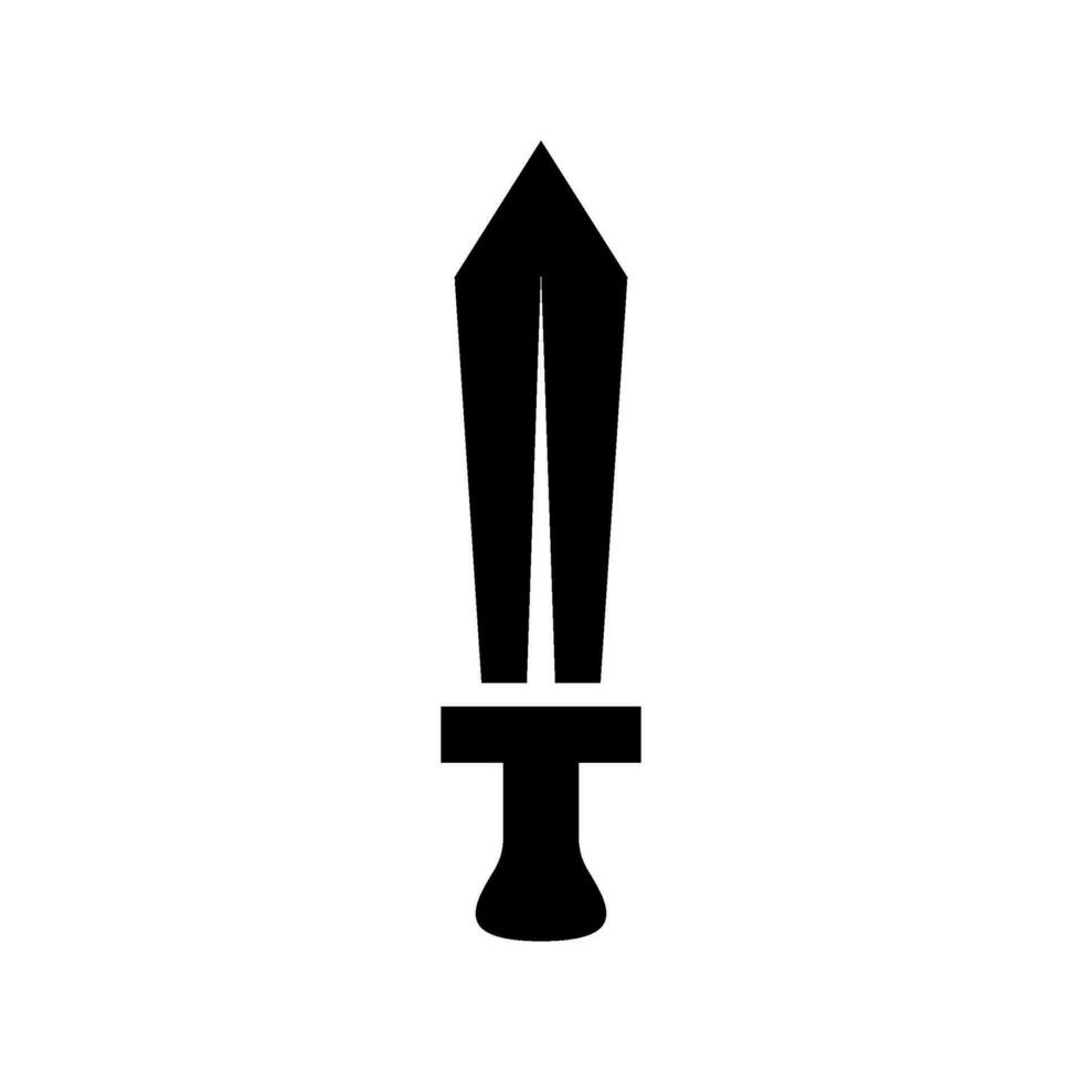 zwaard icoon vector symbool ontwerp illustratie