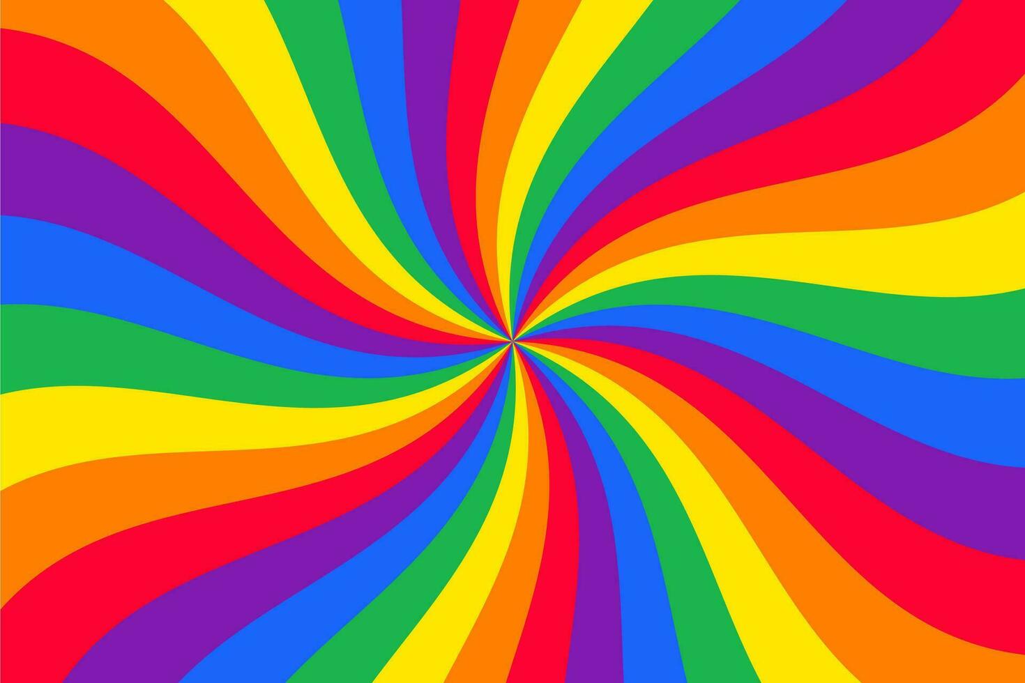 zonlicht spiraal breed achtergrond. vervaagd regenboog kleur barsten achtergrond. vector illustratie. zon straal straal zonnestraal patroon achtergrond. retro circus achtergrond.