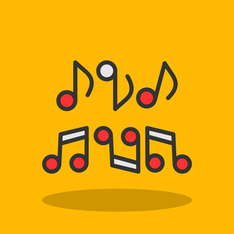 musical Notitie vector icoon ontwerp