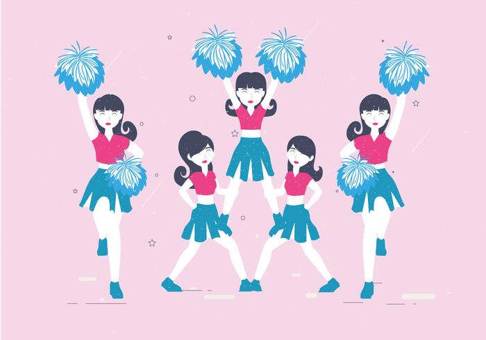 cheerleaders vol 3 vector