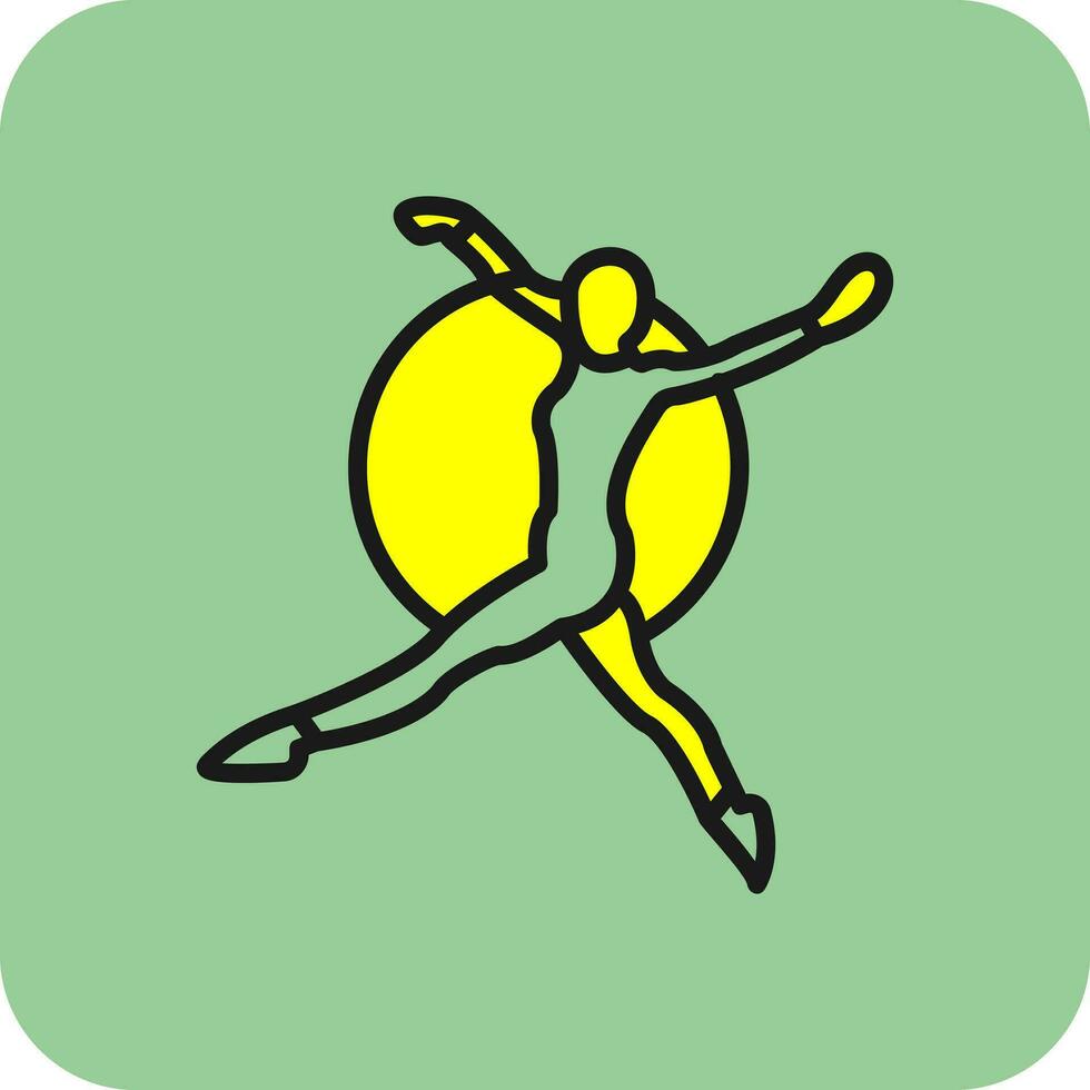 trapeze artiest vector icoon ontwerp