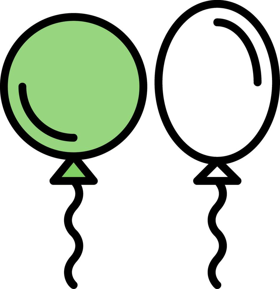 ballon vector icoon ontwerp