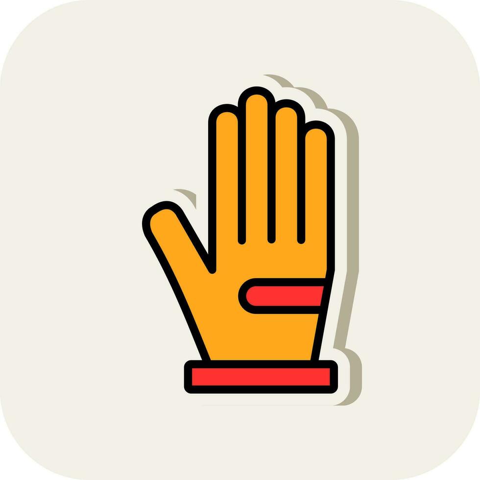 handschoen vector icoon ontwerp