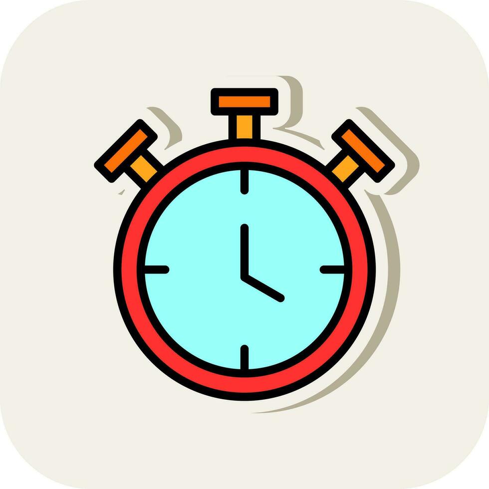 timer vector icoon ontwerp