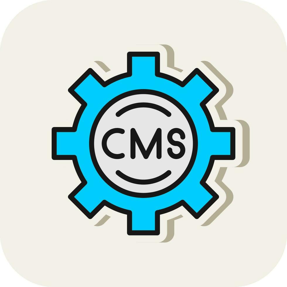 cms vector icoon ontwerp