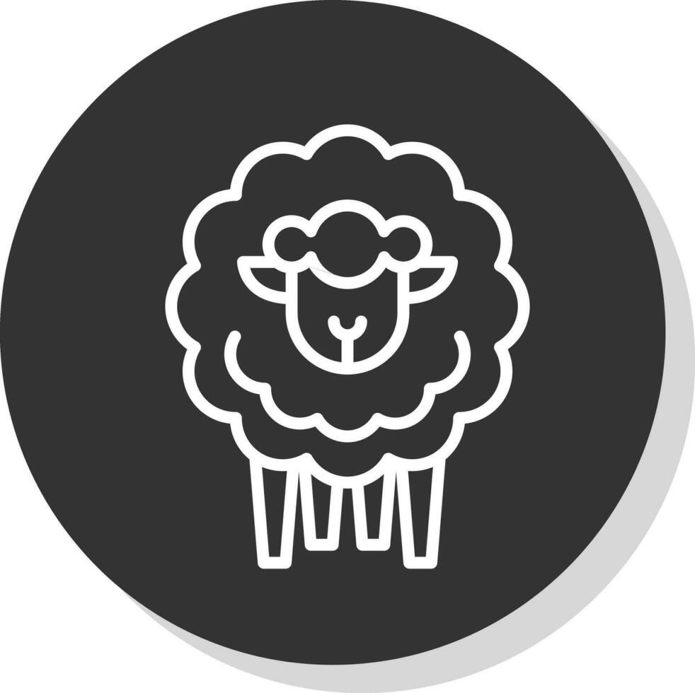 schapen vector icoon ontwerp