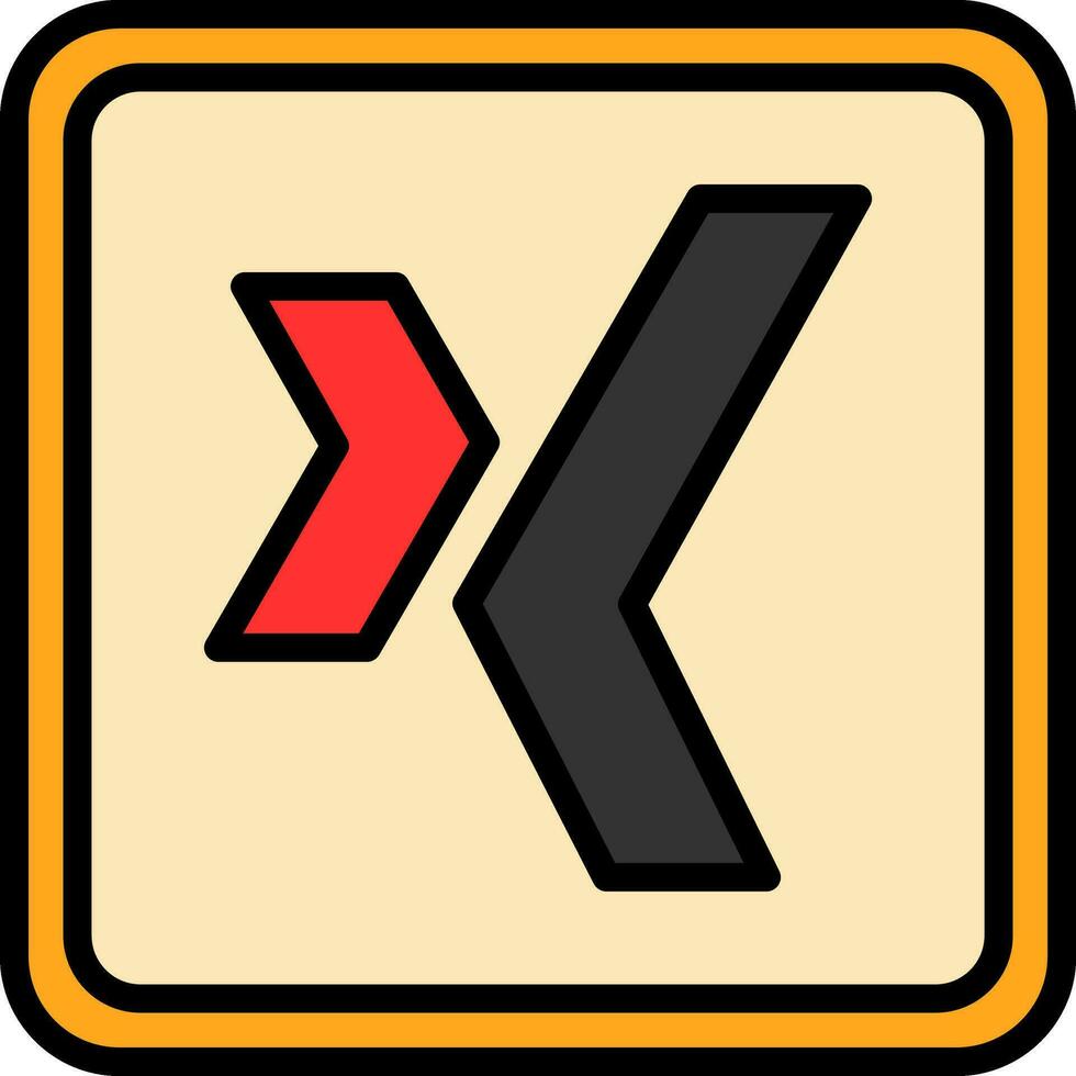 xing logo vector icoon ontwerp