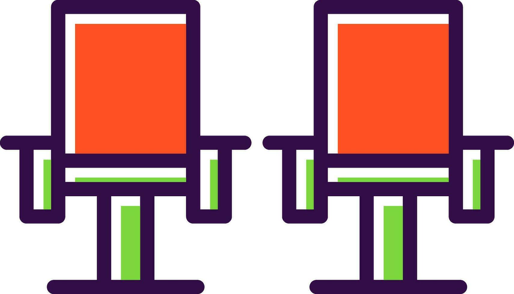 stoelen vector icoon ontwerp