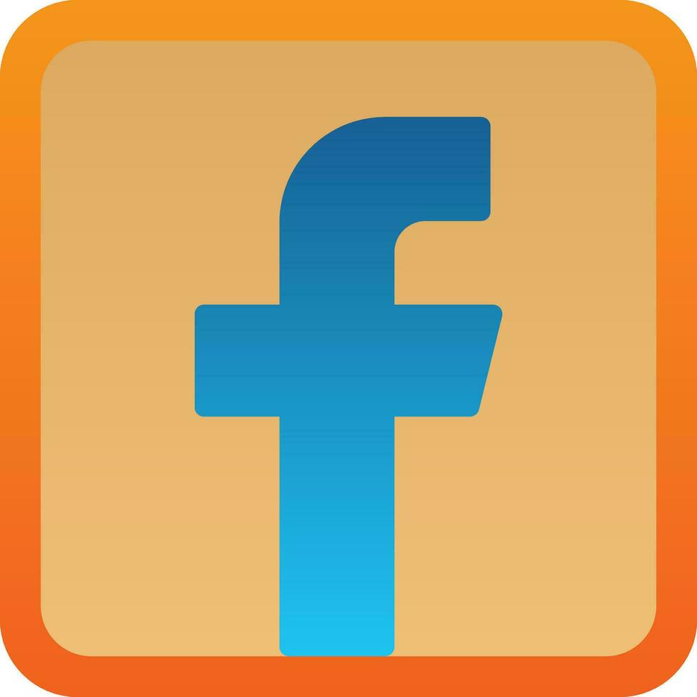 facebook logo vector icoon ontwerp