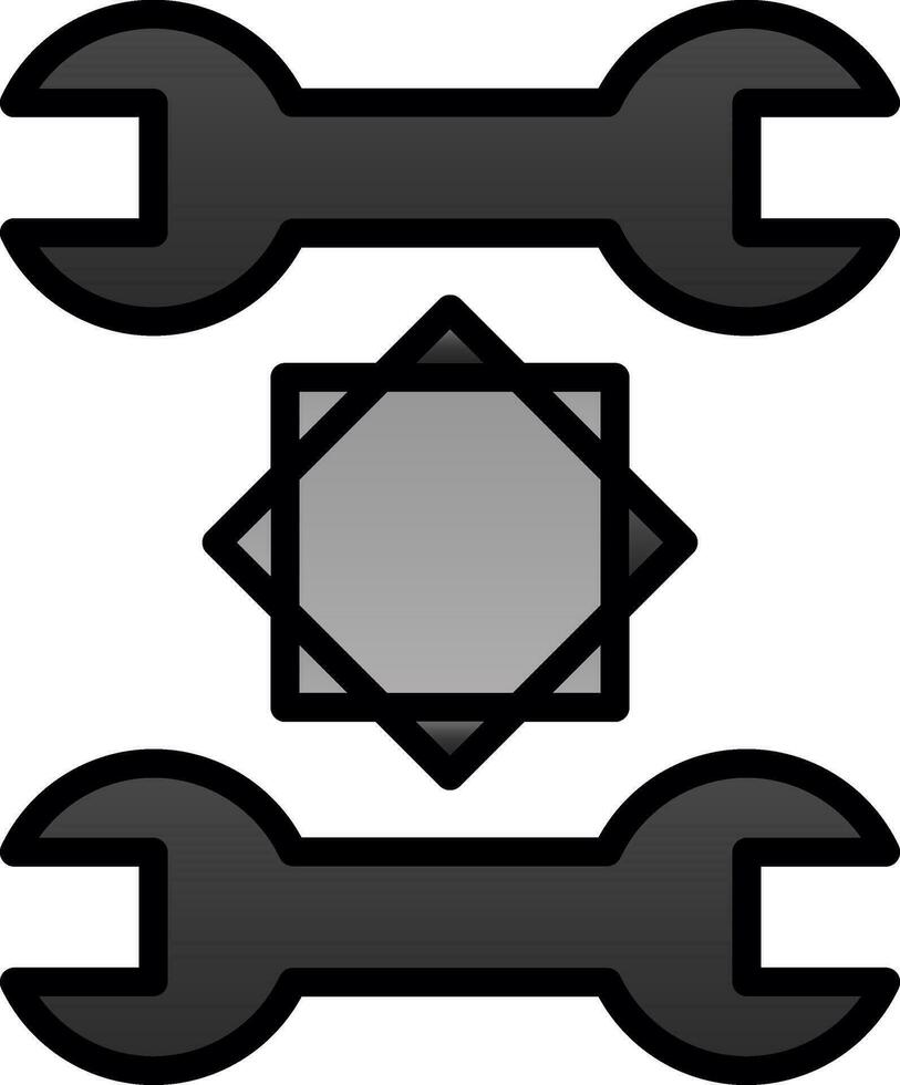 moersleutel vector icoon ontwerp