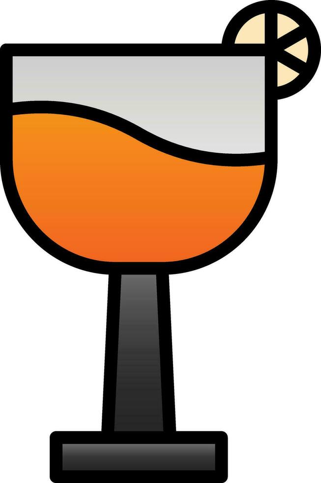 cocktail glas vector icoon ontwerp