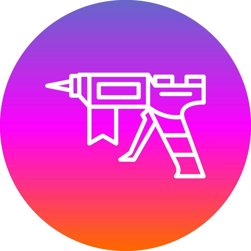 lijm geweer vector icoon ontwerp