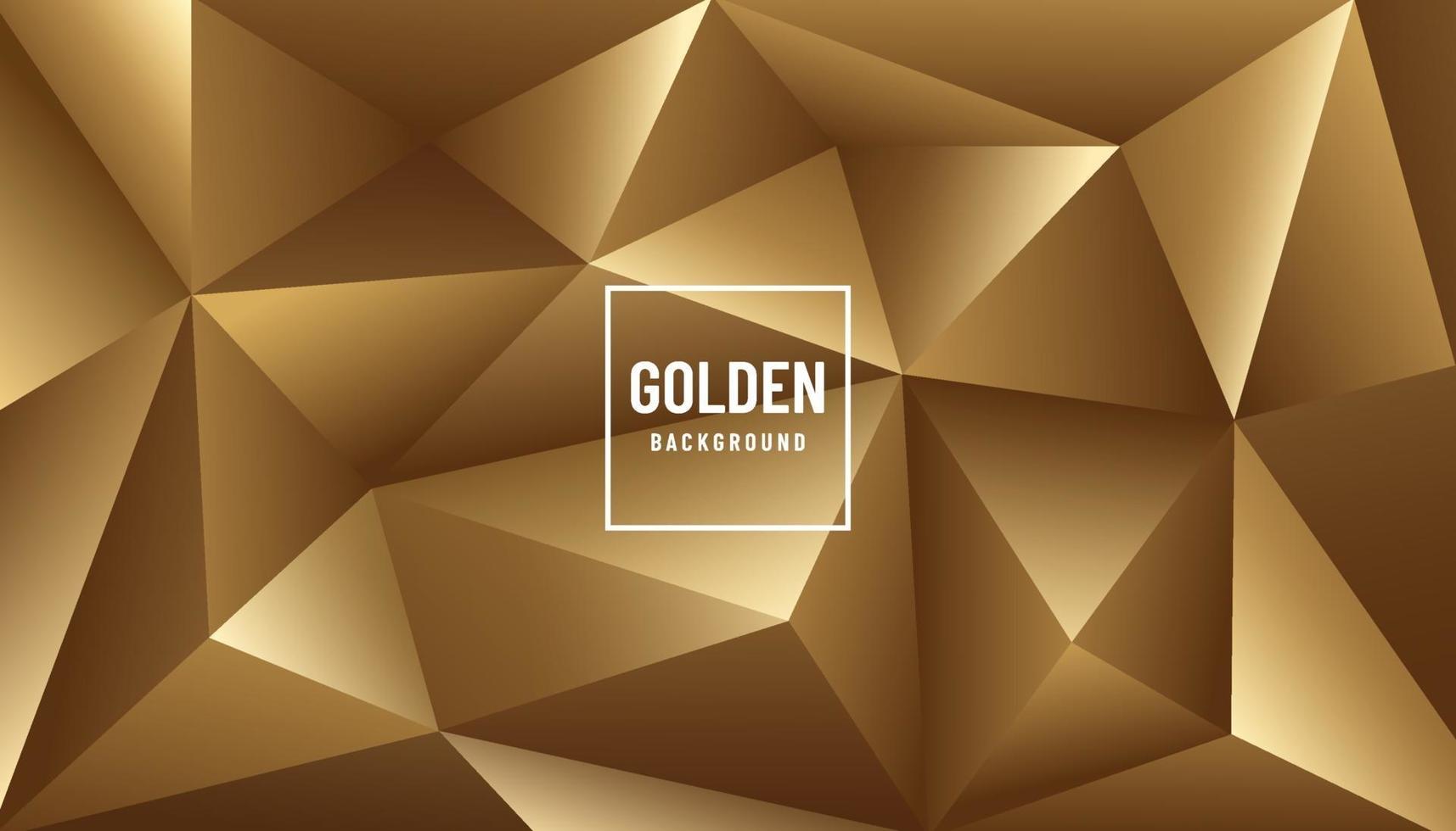 abstract luxe gouden veelhoekig modern design. 3D-driehoekig patroon. u kunt gebruiken voor omslag, poster, bannerweb, flyer, bestemmingspagina, printadvertentie. vector illustratie