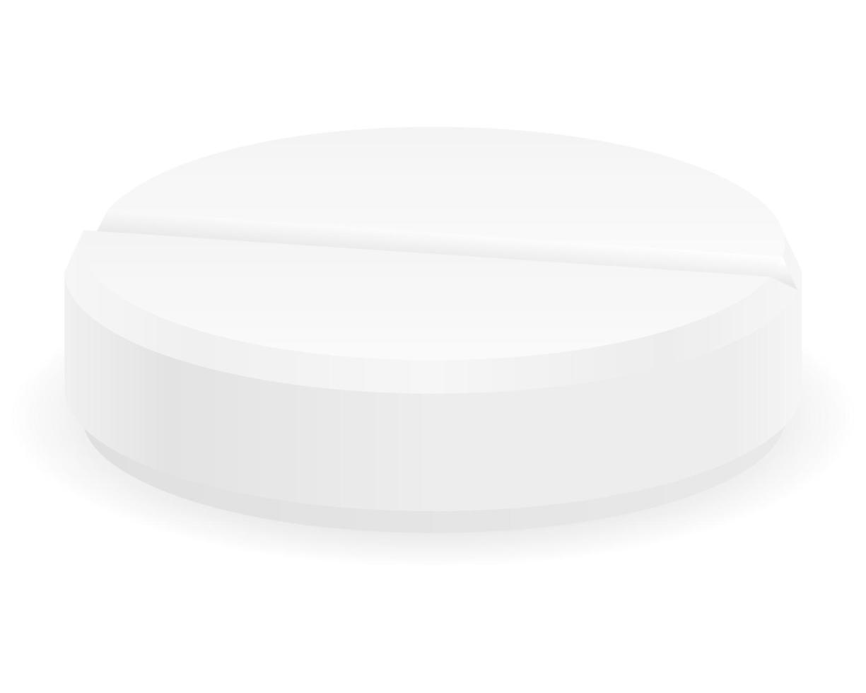 medische pillen tabletten voor de behandeling van ziekten voorraad vectorillustratie geïsoleerd op een witte achtergrond vector