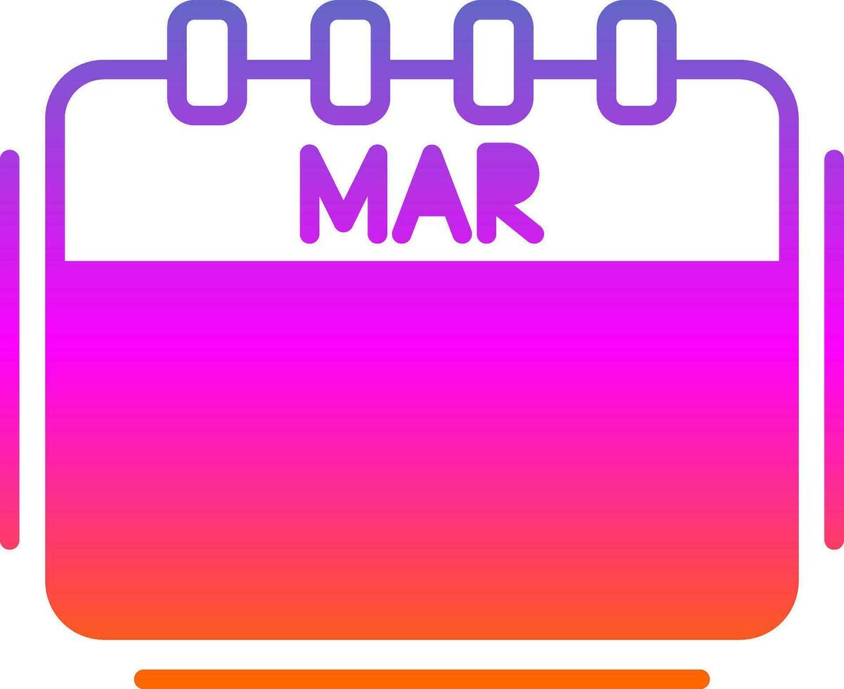 lang maart vector icoon ontwerp