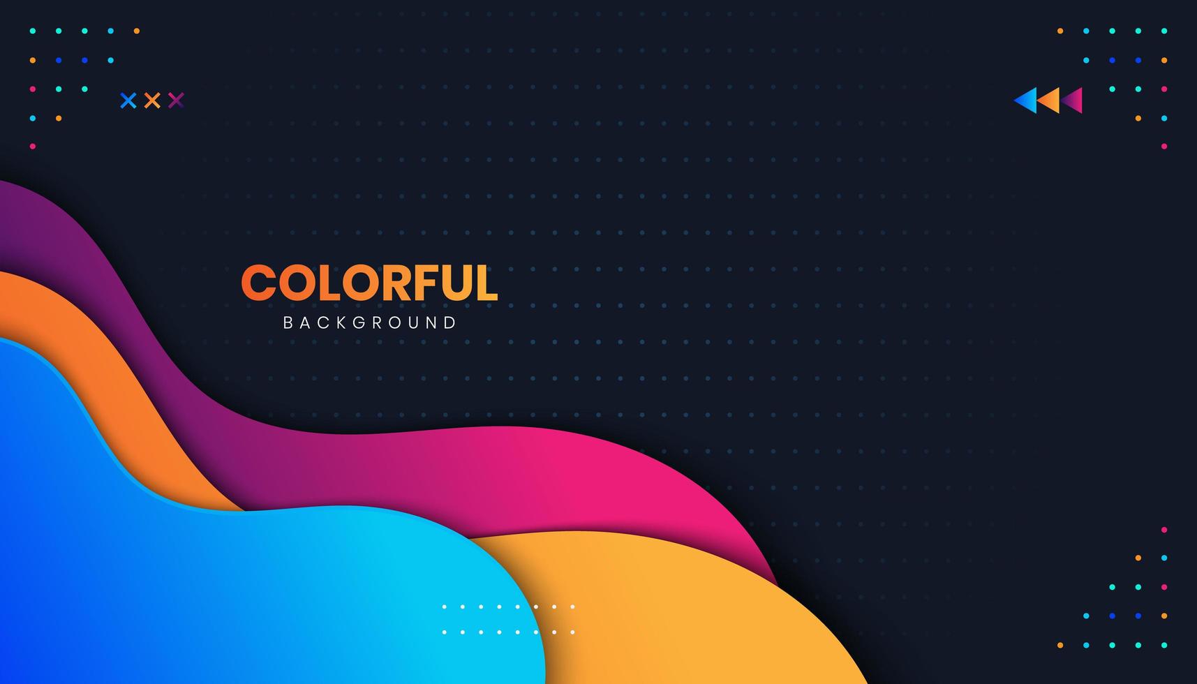 abstracte achtergrond met kleurrijke vormen vector