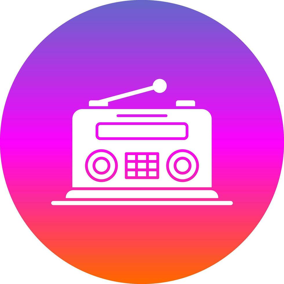 radio vector icoon ontwerp