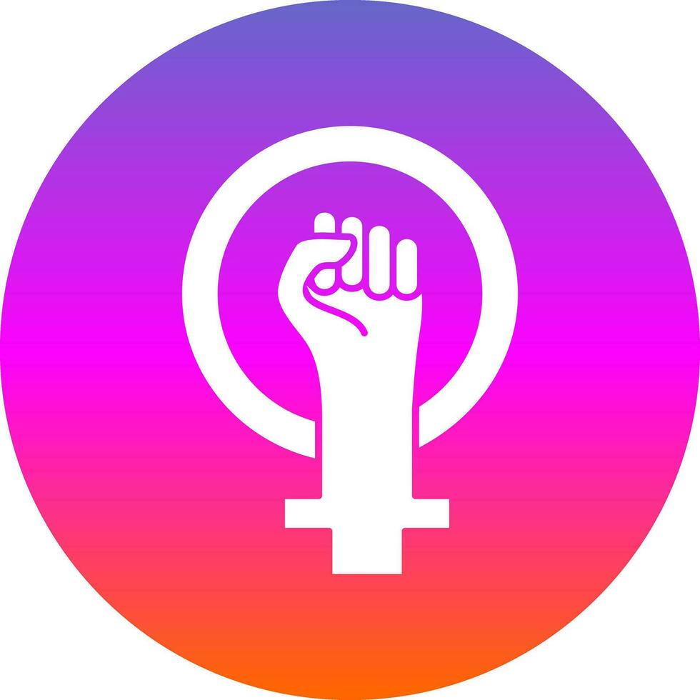 feminisme vector icoon ontwerp