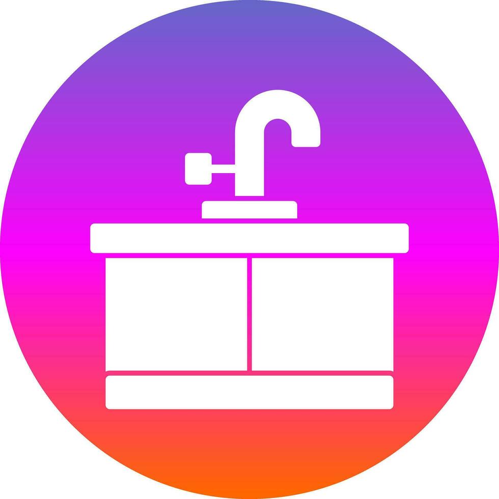 keuken wastafel vector icoon ontwerp