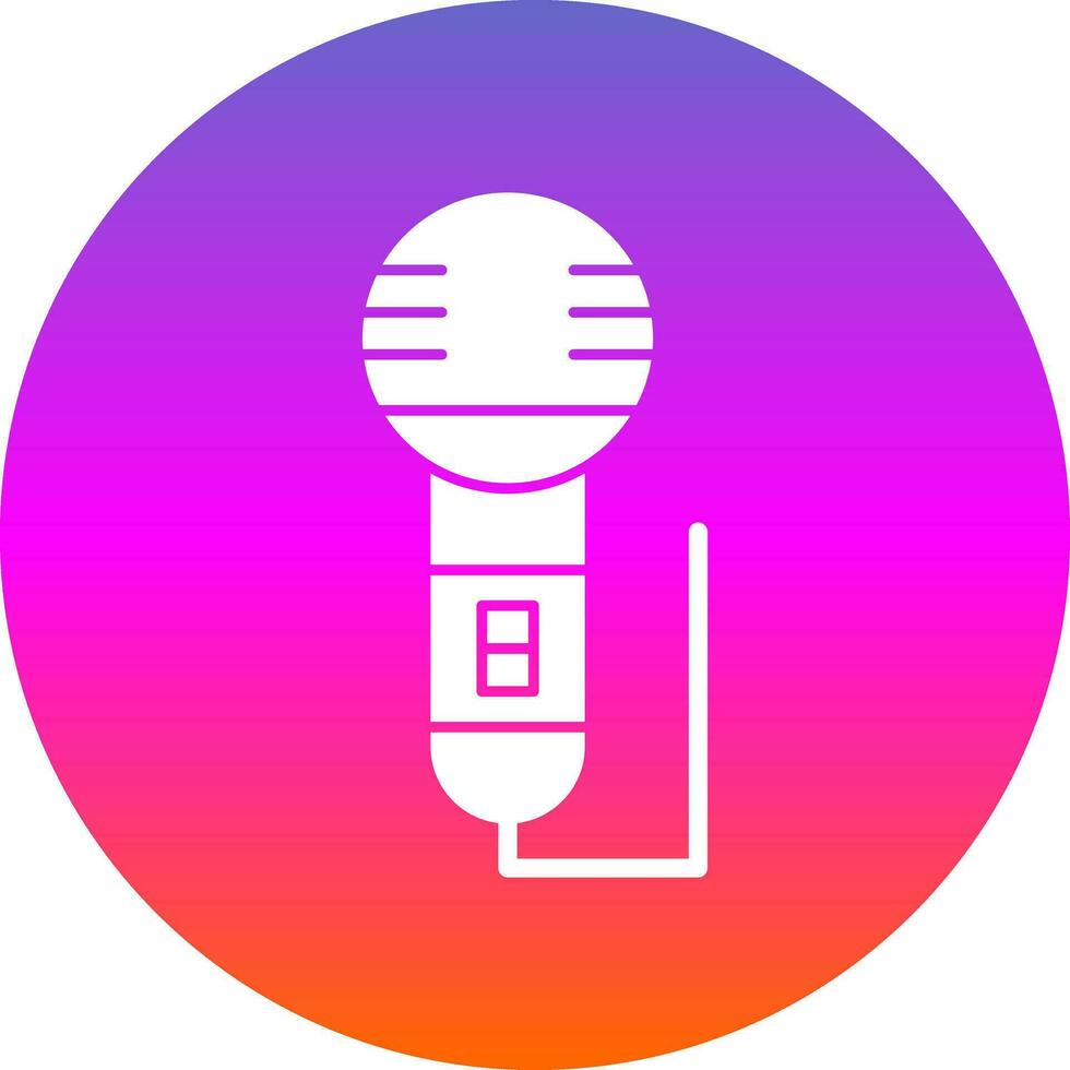 mic vector icoon ontwerp