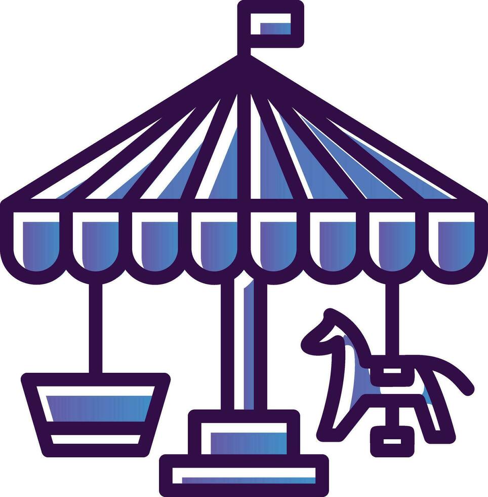 carrousel vector icoon ontwerp