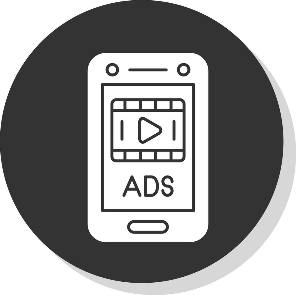 video advertentie vector icoon ontwerp
