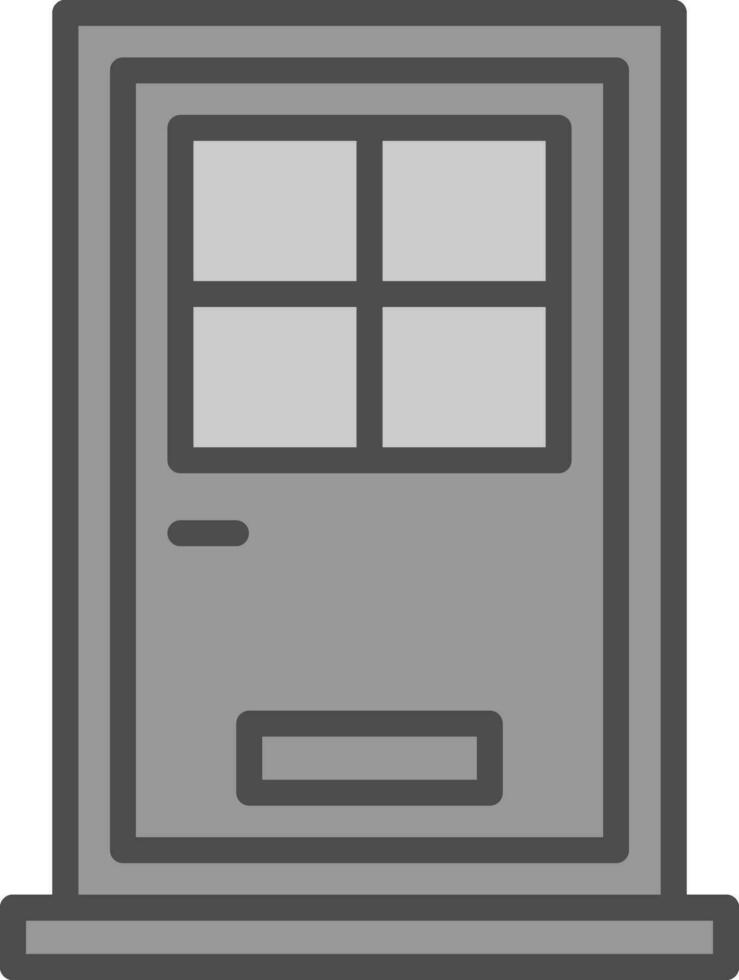voorkant deur vector icoon ontwerp