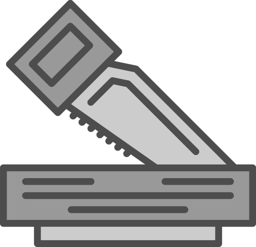 hout snijder vector icoon ontwerp
