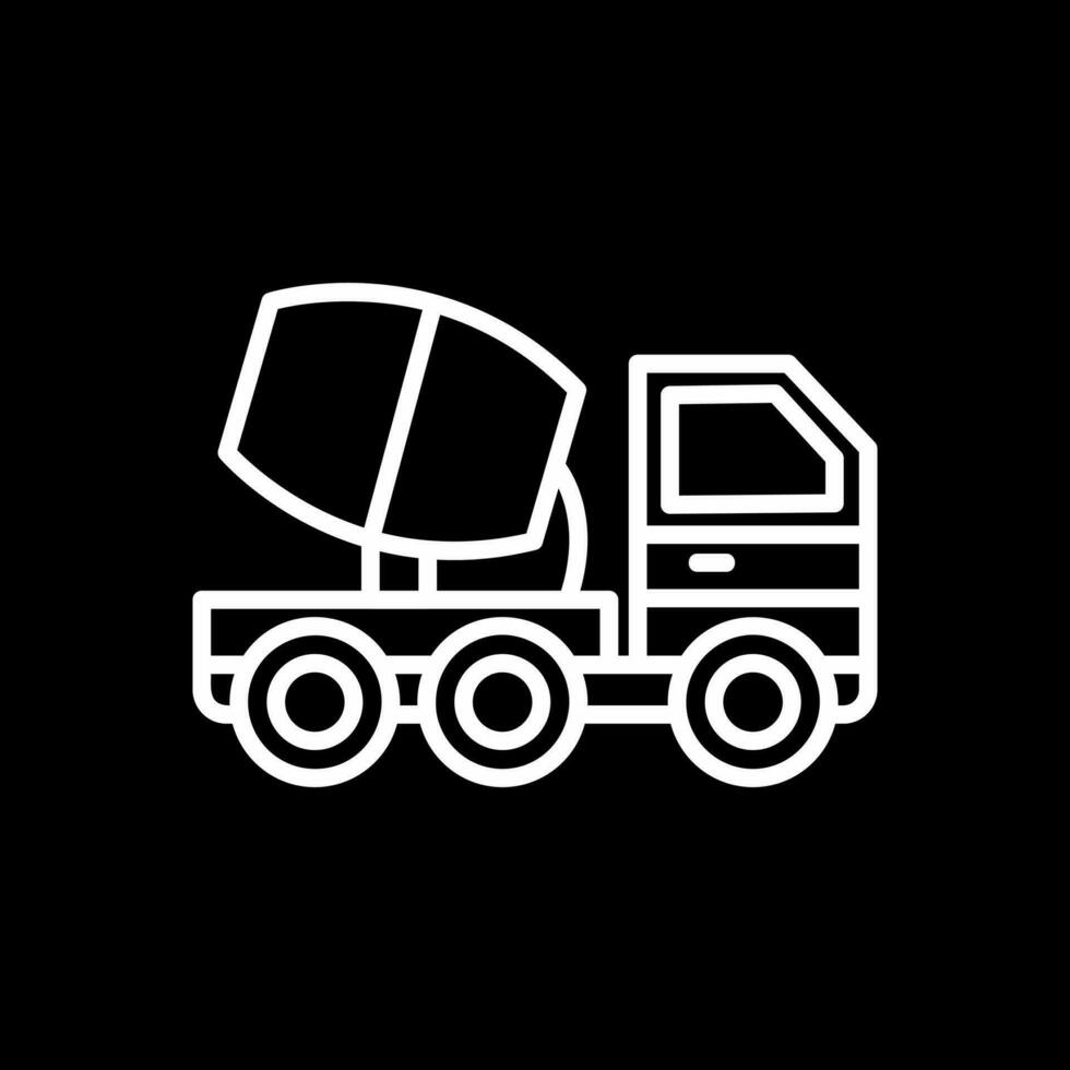 cement vrachtauto vector icoon ontwerp