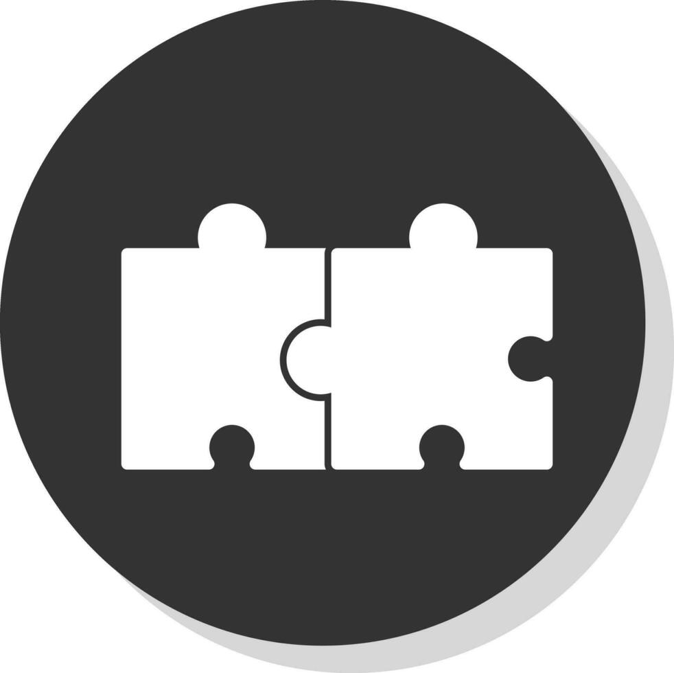 puzzel stuk vector icoon ontwerp