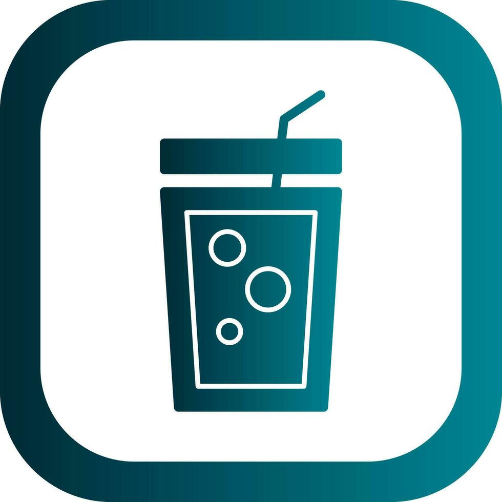 zacht drinken vector icoon ontwerp