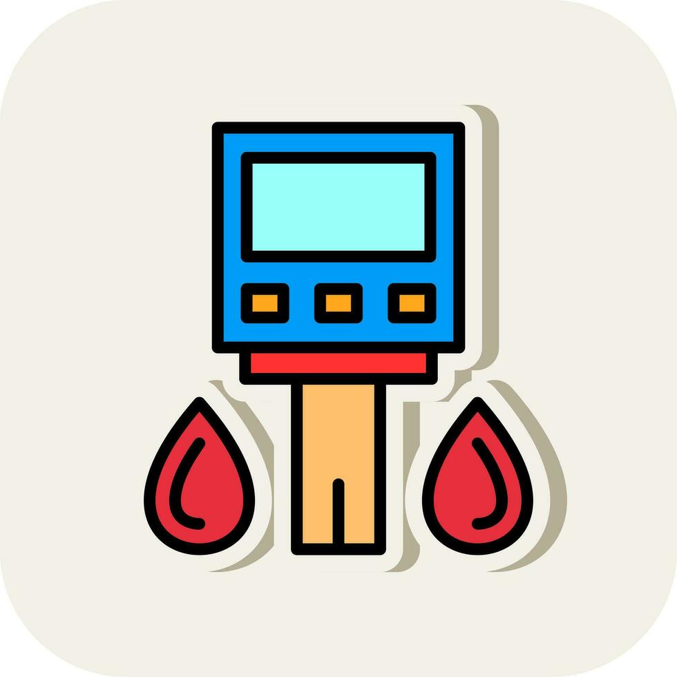 glucometer vector icoon ontwerp