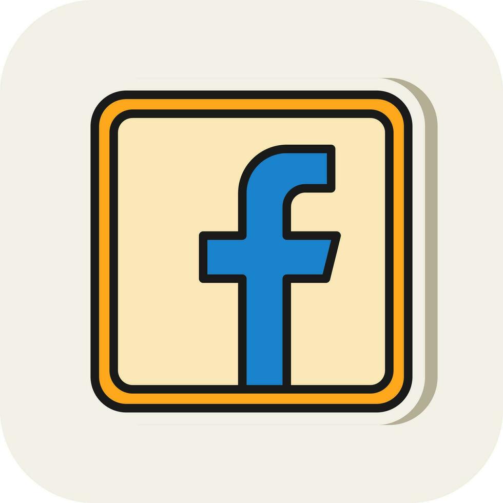 facebook logo vector icoon ontwerp