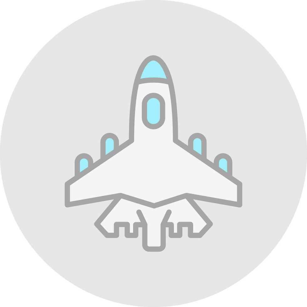 Jet vector icoon ontwerp