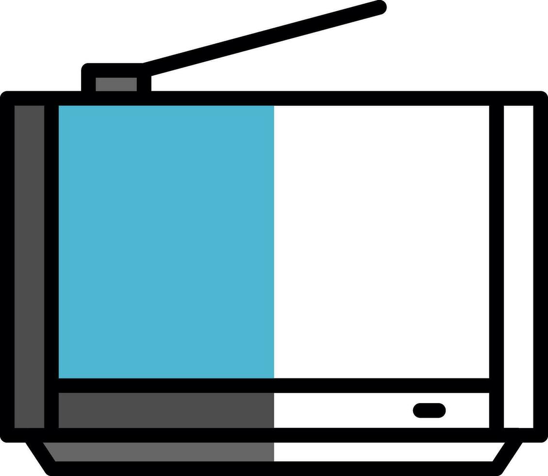 televisie vector icoon ontwerp