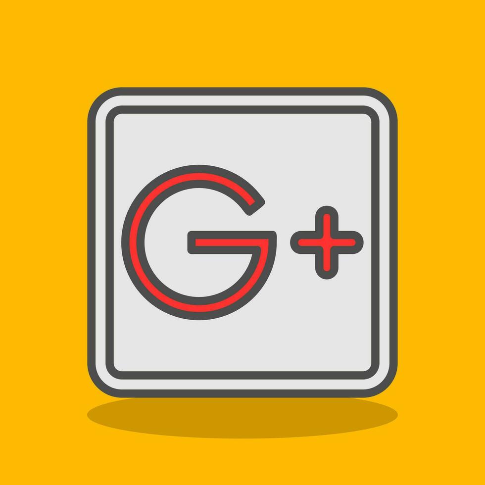 google plus vector icoon ontwerp