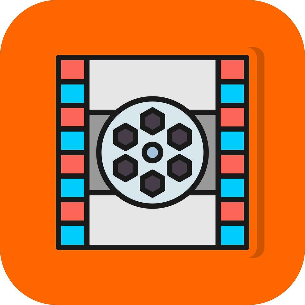 film haspel vector icoon ontwerp