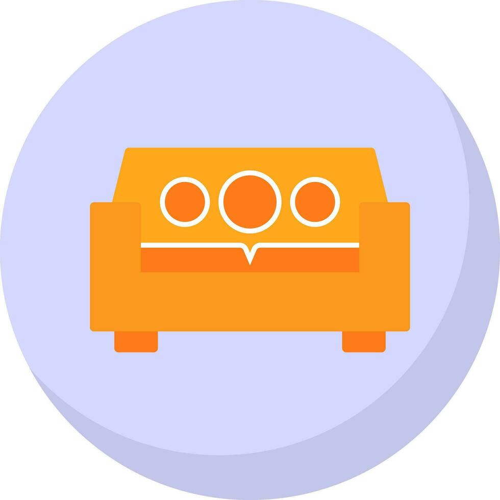 sofa vector icoon ontwerp