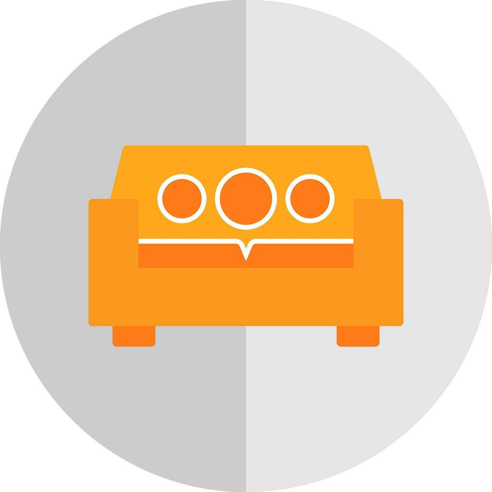 sofa vector icoon ontwerp